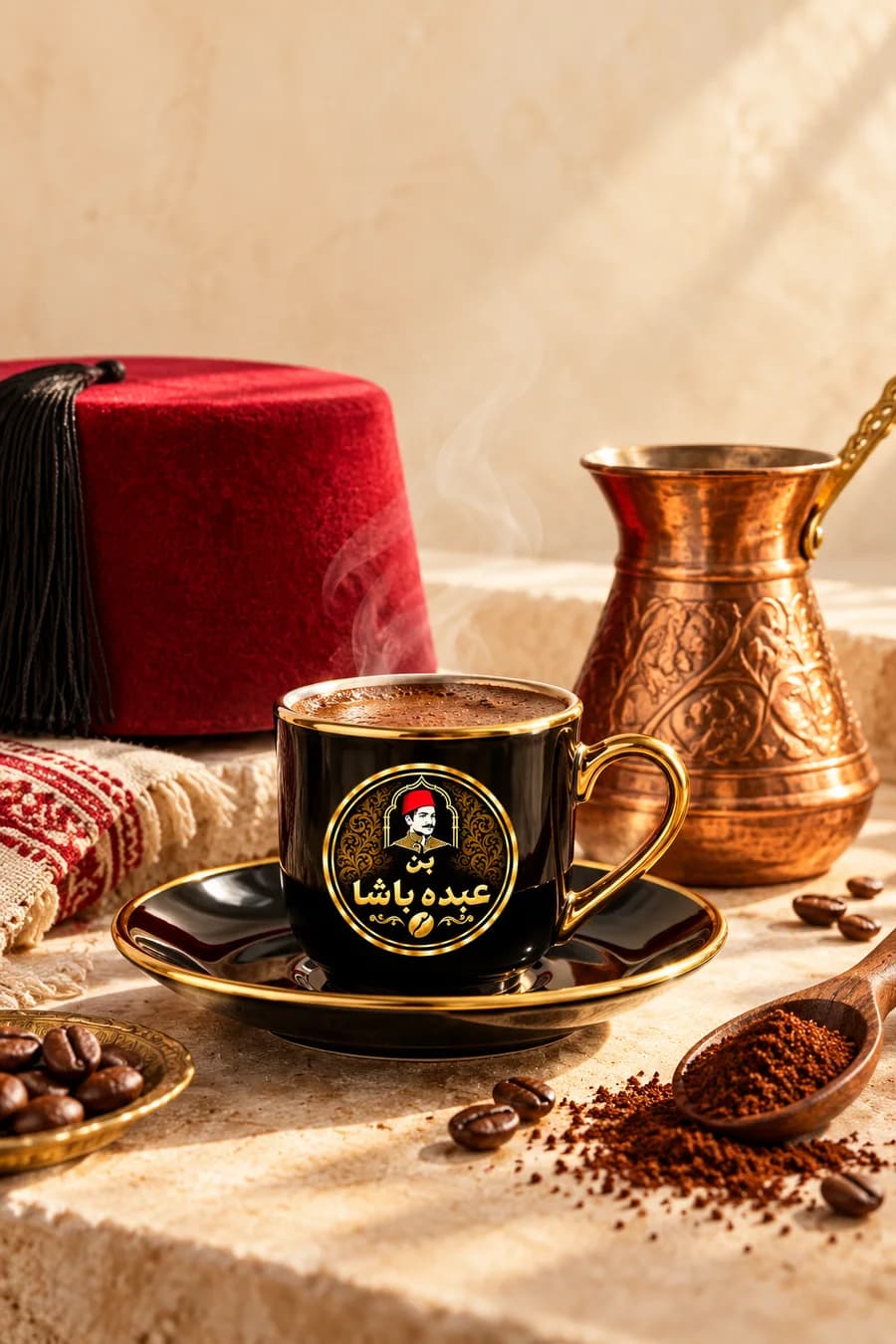 فنجان وطقس القهوة في عالم عبده باشا